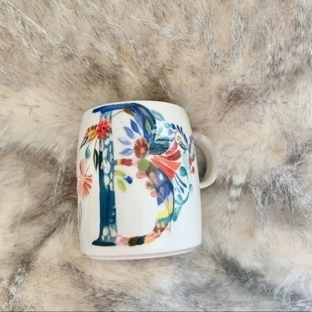 Anthropologie Starla Halfmann B Mug